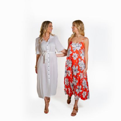 Imagen de Vestido Camisero Blanco Paz