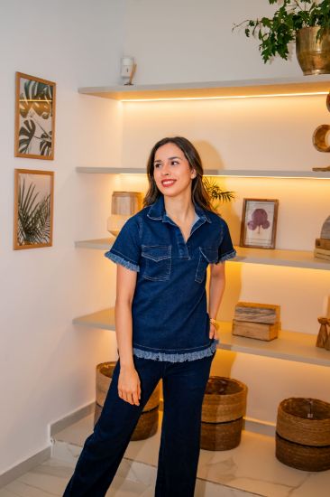 Imagen de Blusa Denim Polo