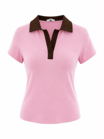Imagen de Remera Polo Amistad Rosa